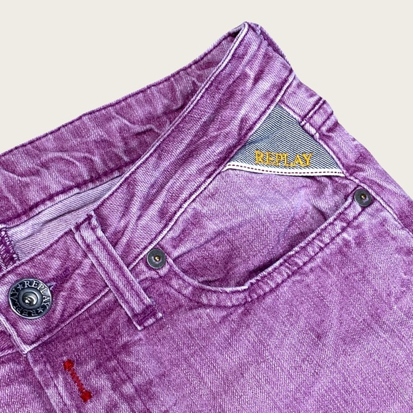 Replay Ladies’ Pink/Purple Low Rise Bootcut Jeans - Picture 9 of 15